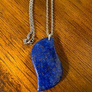 Lapis Lazuli Necklace - Stainless Steel